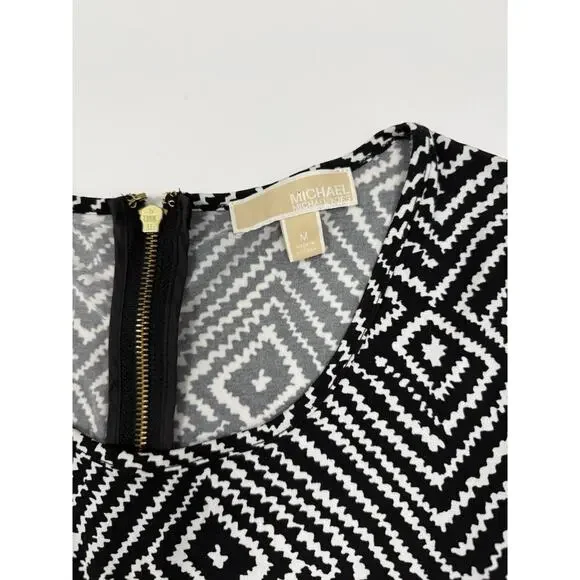 MICHAEL Michael Kors Dress Womens Medium Mini Babydoll Bohemian Stretch - Picture 5 of 6